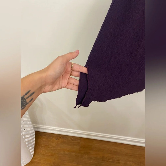 Soft Surroundings Blue Crinkle Texture  Tunic Top Sleeveless Size LG. - Picture 3 of 6